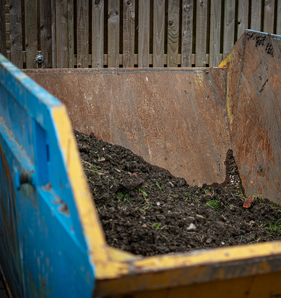 2 yard mini skip hire for garden and home projects in Skipton